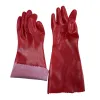 Guante de PVC rojo antideslizante resistente al aceite engrosado hogar limpieza de cocina protección laboral Item Picture